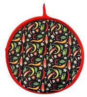 Tortilla Warmer - Chili Pepper Floral - Chile Mojo