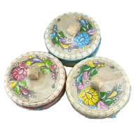 Tortillero Termico - Woven Basket Tortilla Server - Chile Mojo