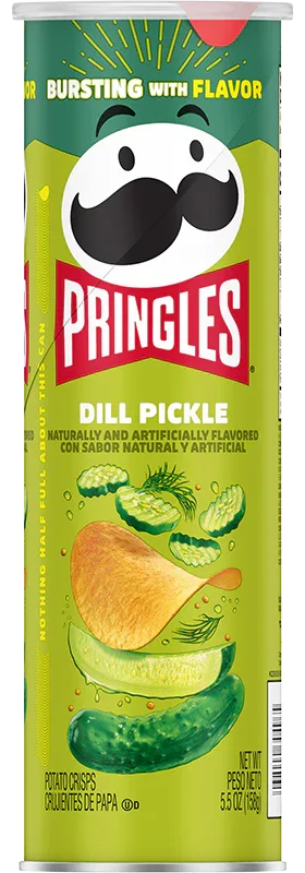 US Pringles Dill Pickle flavour Potato Chips 158gm - Chile Mojo