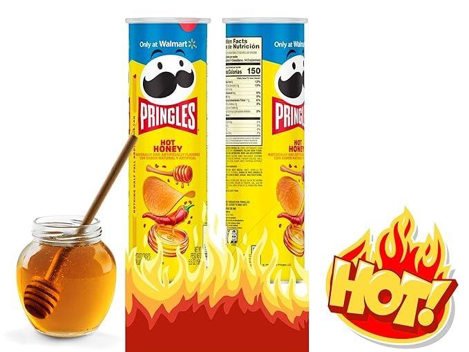 US Pringles Hot Honey flavoured Potato Chips 158gm - Chile Mojo