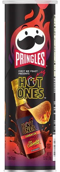 US Pringles The Hot Ones Los Calientes Barbacoa flavour 158gm - Chile Mojo