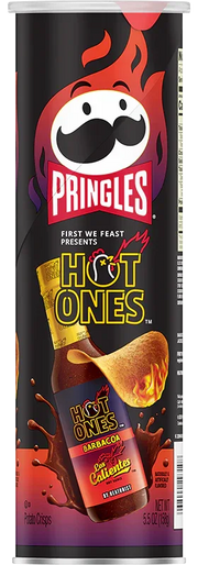 US Pringles The Hot Ones Los Calientes Barbacoa flavour 158gm - Chile Mojo