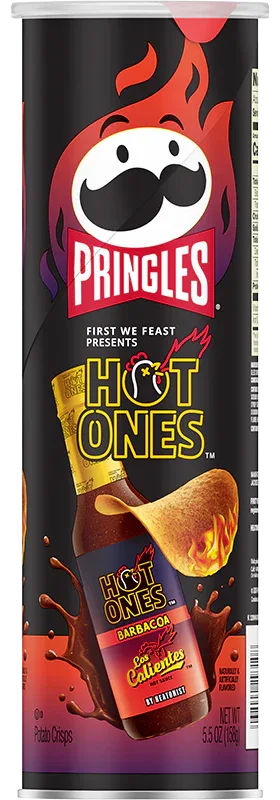 US Pringles The Hot Ones Los Calientes Barbacoa flavour 158gm - Chile Mojo