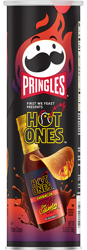 US Pringles The Hot Ones Los Calientes Barbacoa flavour 158gm