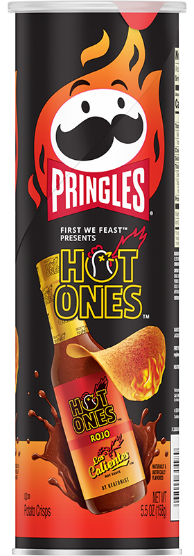 US Pringles The Hot Ones Los Calientes Rojo flavour 158gm