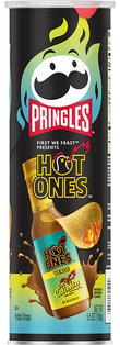 US Pringles The Hot Ones Los Calientes Verde flavour 158gm - Chile Mojo
