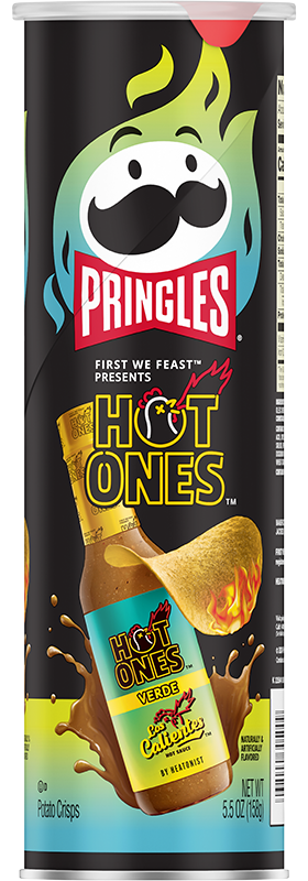 US Pringles The Hot Ones Los Calientes Verde flavour 158gm