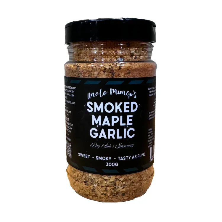 Uncle Mungos Smoked Maple Garlic Dry Rub Seasoning 300gm - Chile Mojo