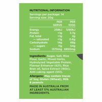 Misty Gully Chicken Rub 290gm