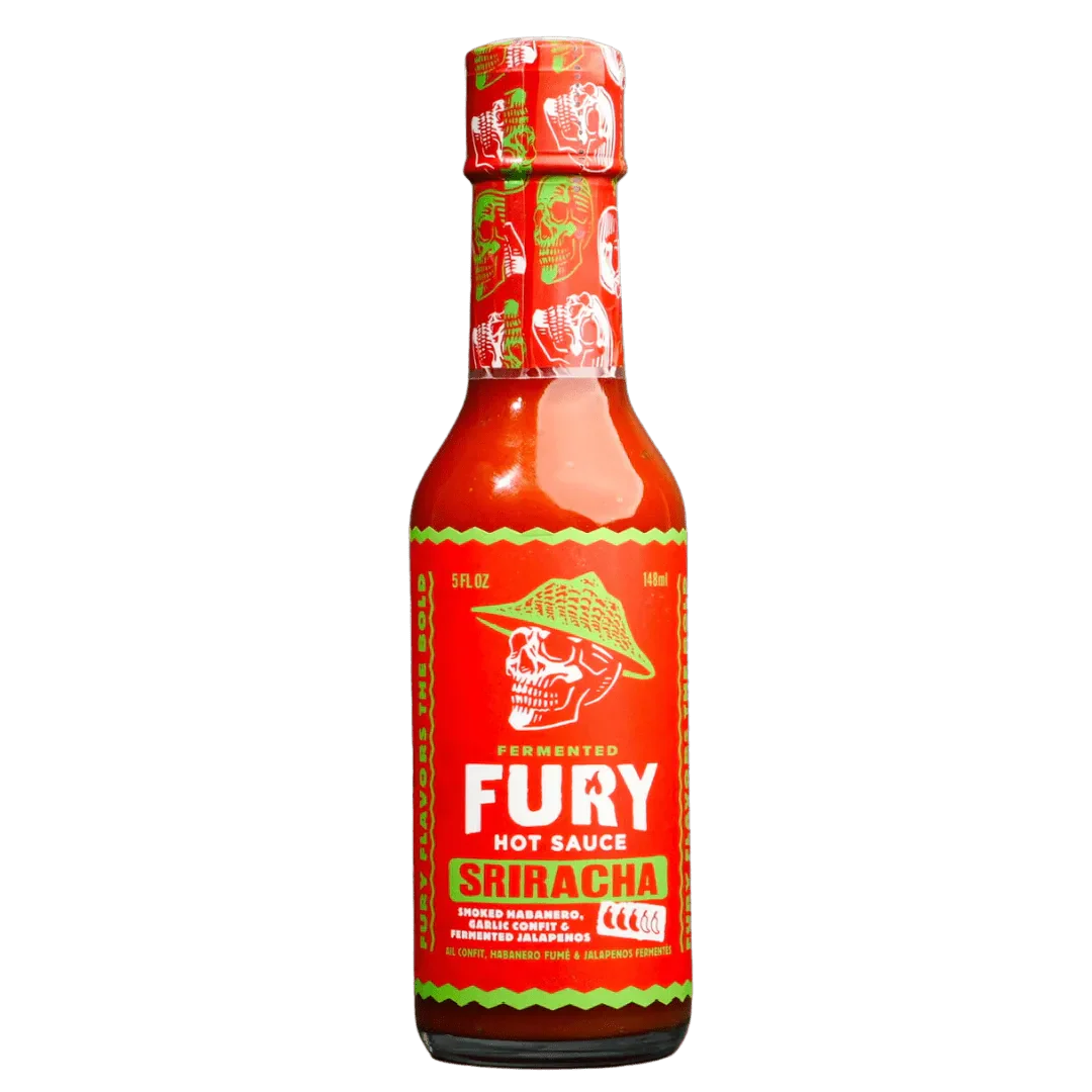 Fury Sriracha Jalapeno Garlic Hot Sauce 148ml (5oz)