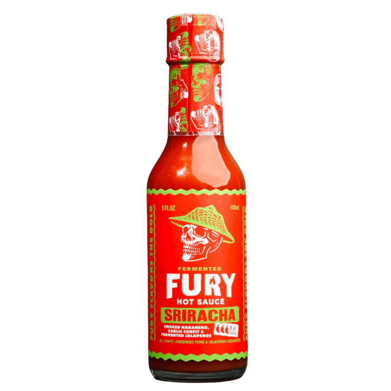 Fury Sriracha Jalapeno Garlic Hot Sauce 148ml (5oz)