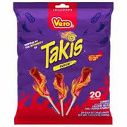 Vero Takis Fuego Chili Powder Mexican Lollipop - bag of 20 - Chile Mojo