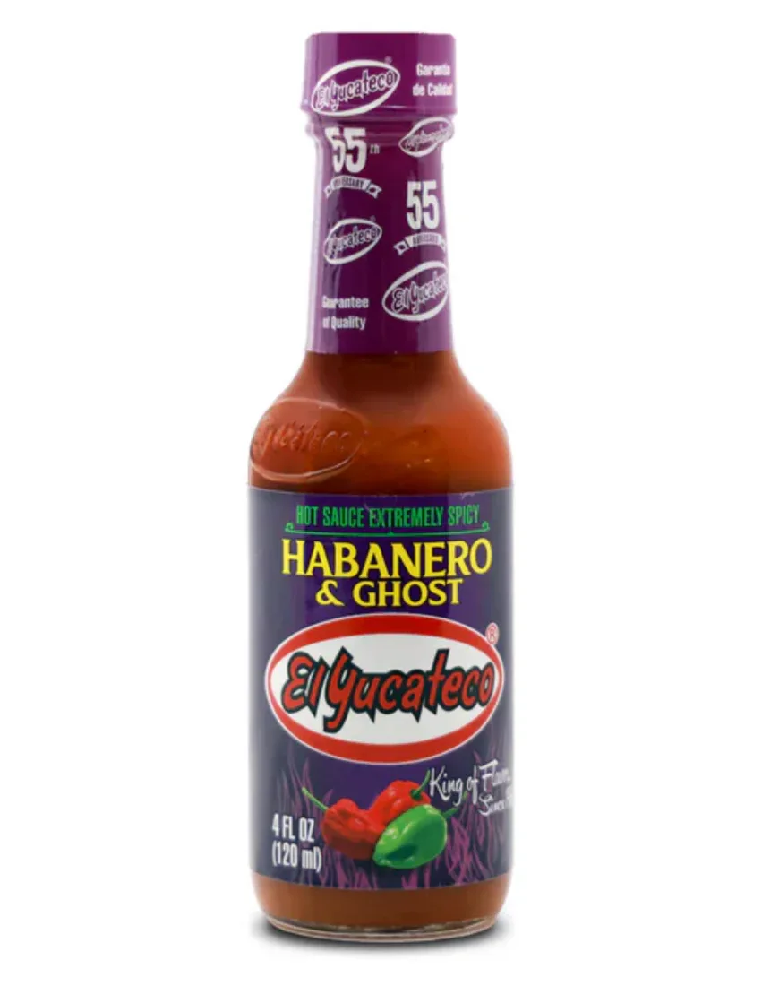 El Yucateco Habanero and Ghost Pepper Hot Sauce 120ml (4oz) - Chile Mojo
