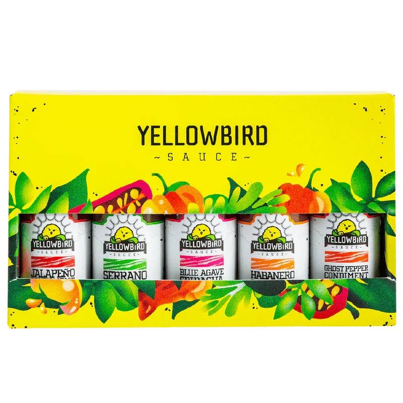 Yellowbird Mini Hot Sauce Sampler Set - 5-pack - Chile Mojo