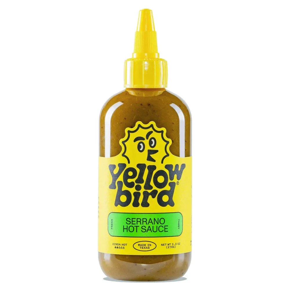 Yellowbird Sauce Serrano Condiment 9.8oz (278gm) - Chile Mojo
