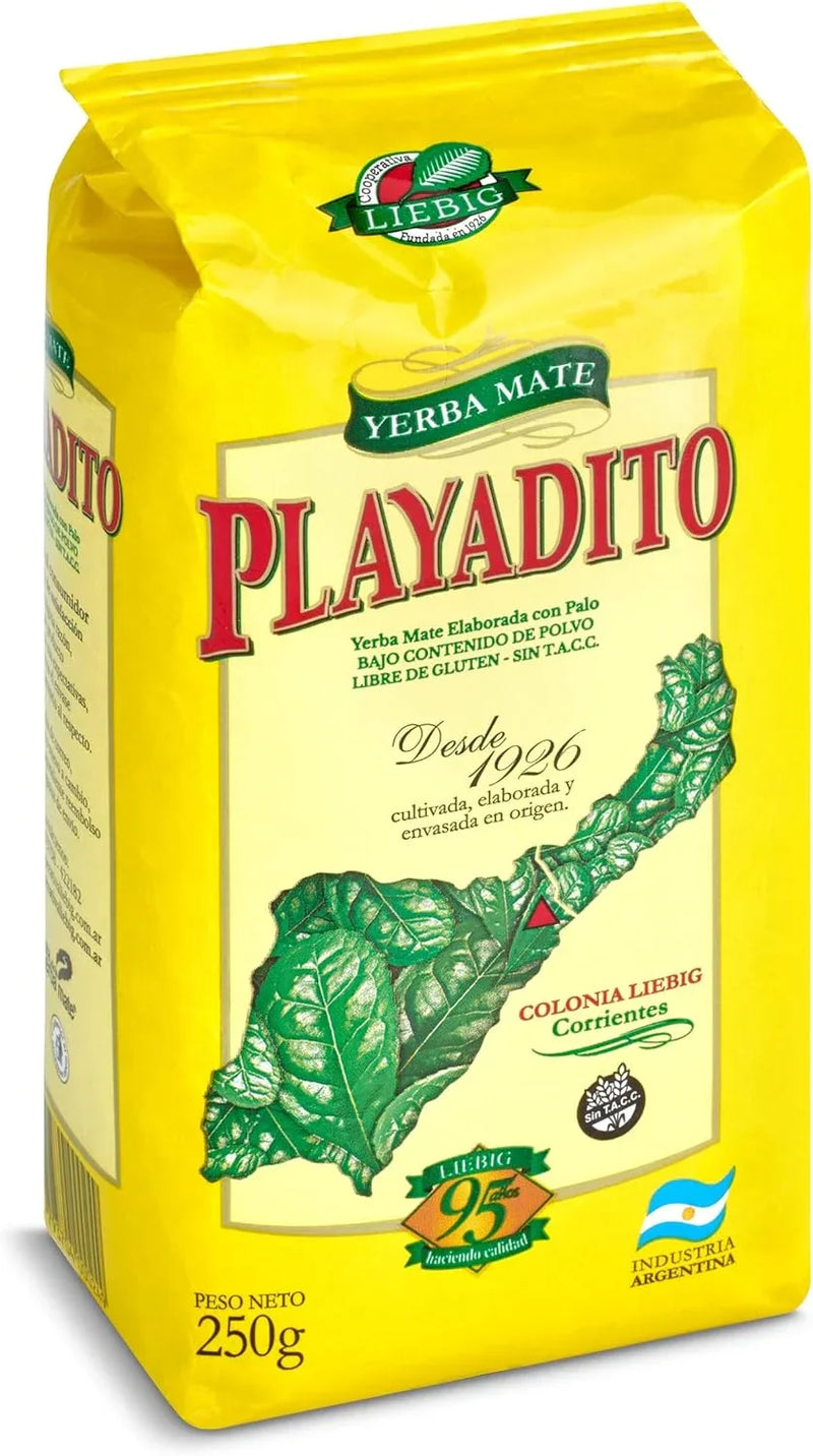 Yerba Mate 250gm Playadito con palo (with stems) - Chile Mojo