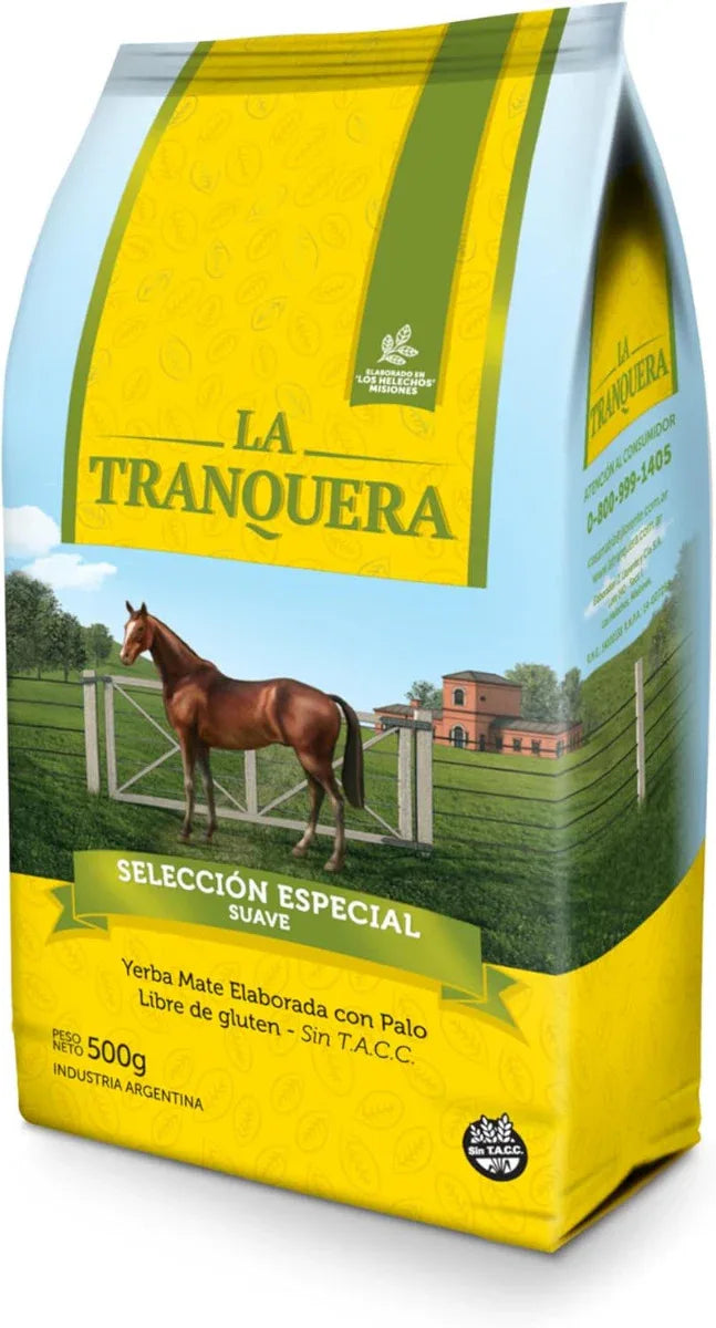 Yerba Mate 500gm La Tranquera Especial Suave (con palo) - Chile Mojo