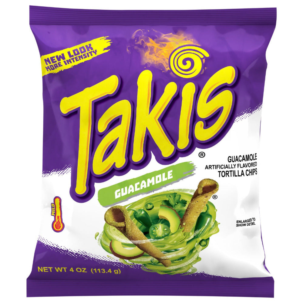 Takis Crunchy Guacamole Tortilla Chips 4oz (113gm)