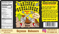 Arizona Gunslinger Cayenne Habanero Hot Sauce 148ml (5oz) - Chile Mojo