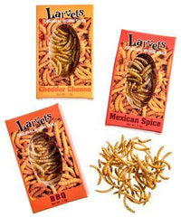 Hotlix Larvets Insect Snack BBQ 2gm - best before Apr 2025 - Chile Mojo