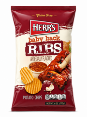 Herr's Baby Back Ribs potato chips