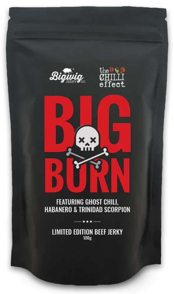 Bigwig Jerky Co - Big Burn Beef Jerky 100gm - Chile Mojo