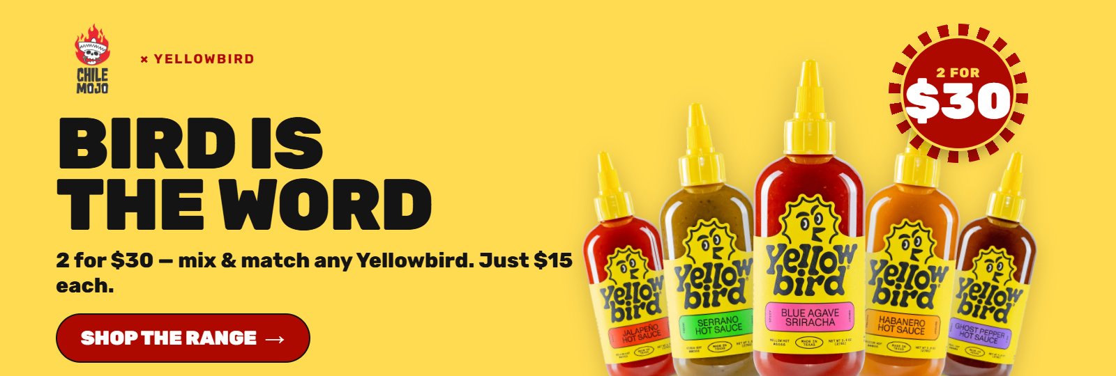 Yellowbird Bird Is The Word promotion
