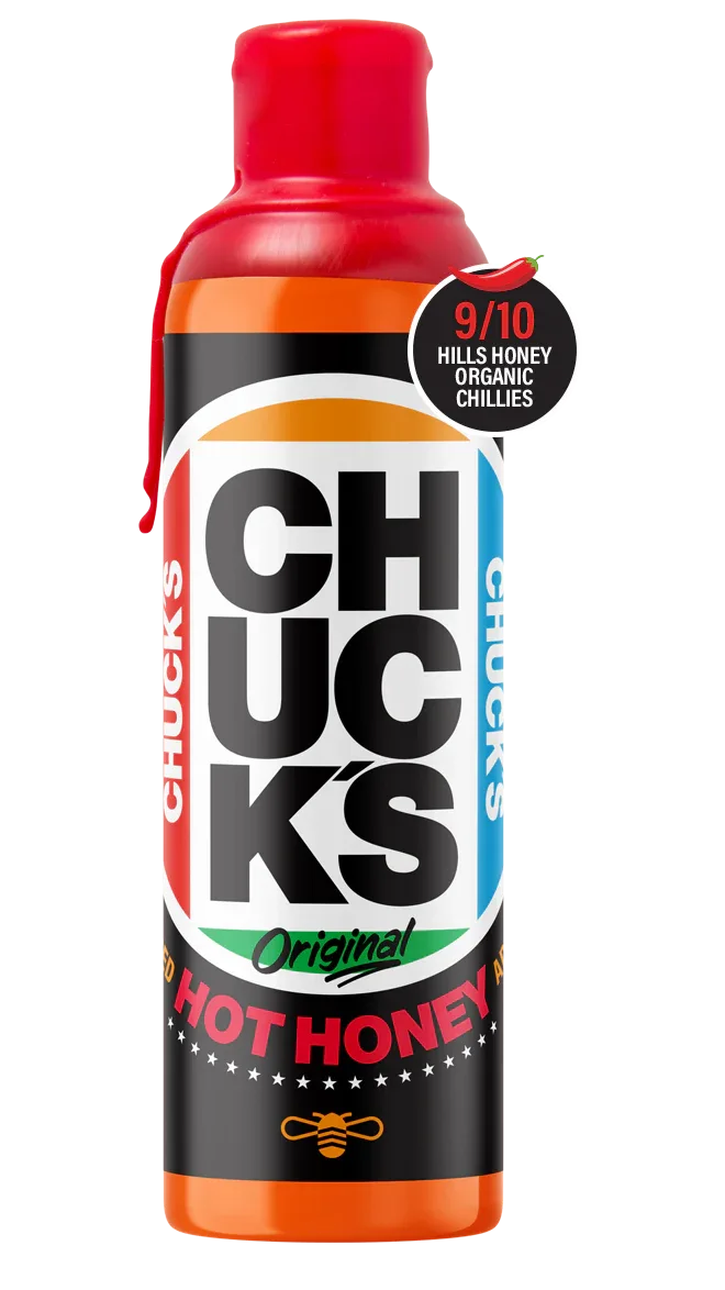 Chucks Hot Chilli-infused Honey by Hezeus 360gm - Chile Mojo