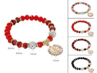 San Benito (St Benedict) beaded bracelet - Chile Mojo