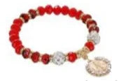 San Benito (St Benedict) beaded bracelet - Chile Mojo
