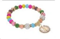San Benito (St Benedict) beaded bracelet - Chile Mojo