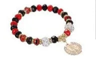 San Benito (St Benedict) beaded bracelet - Chile Mojo
