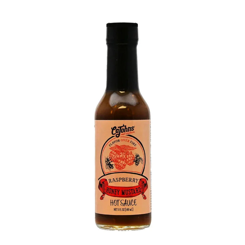 Cajohns Raspberry Honey Mustard Hot Sauce 5oz (148ml) - Chile Mojo