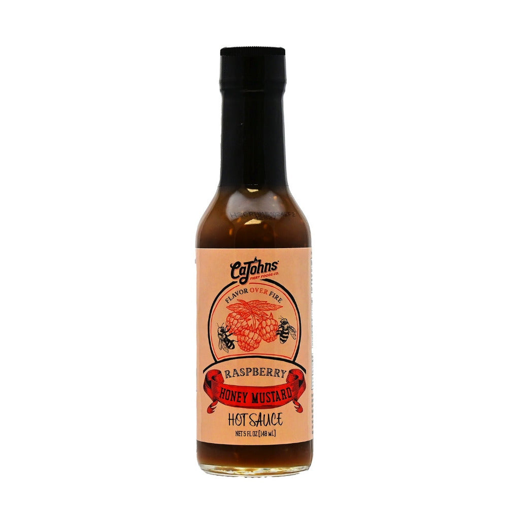 Cajohns Raspberry Honey Mustard Hot Sauce 5oz (148ml)