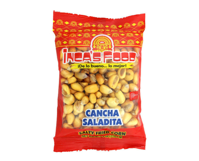 Incas Cancha Saladita - salty fried corn snack 4oz (113.4g)