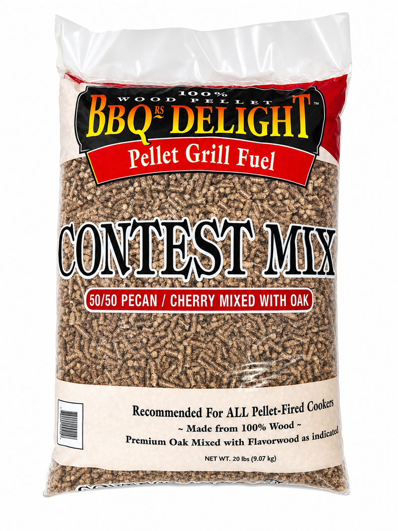 BBQr's Delight Contest Mix Oak Pellets 20lbs (9.07kg)