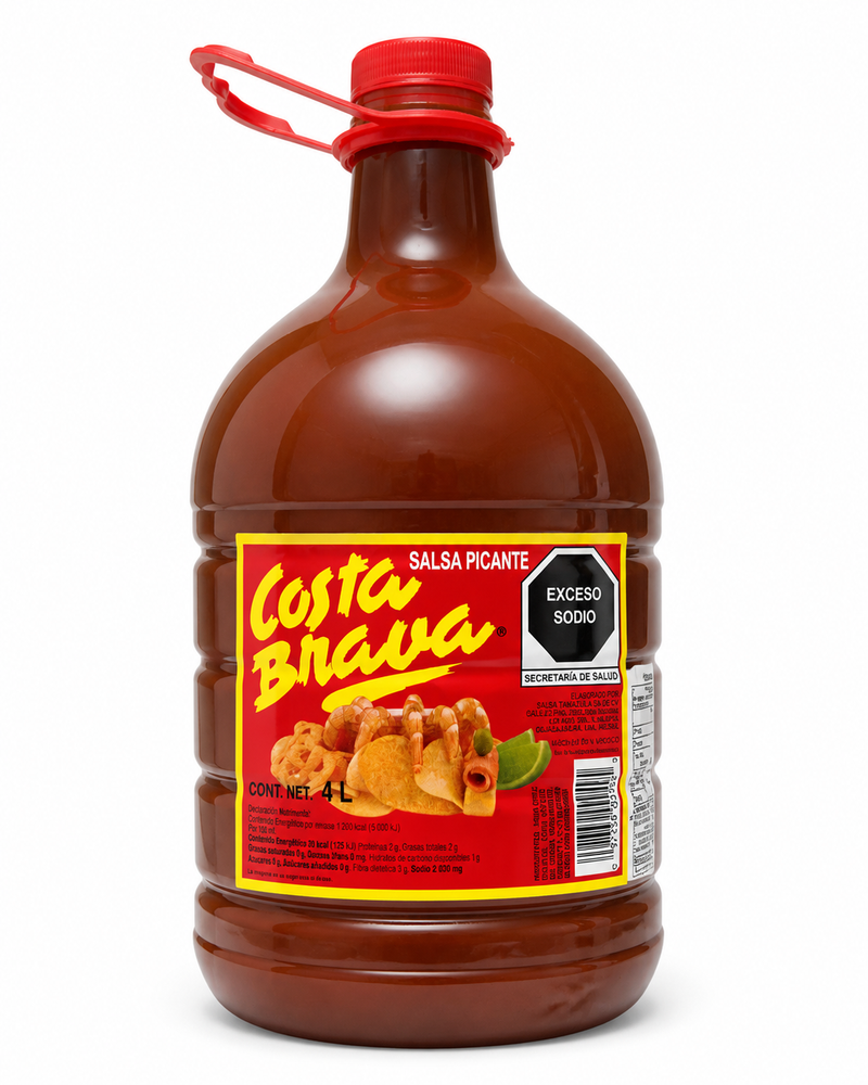 Costa Brava Salsa Picante 1 gallon (4 Litre)