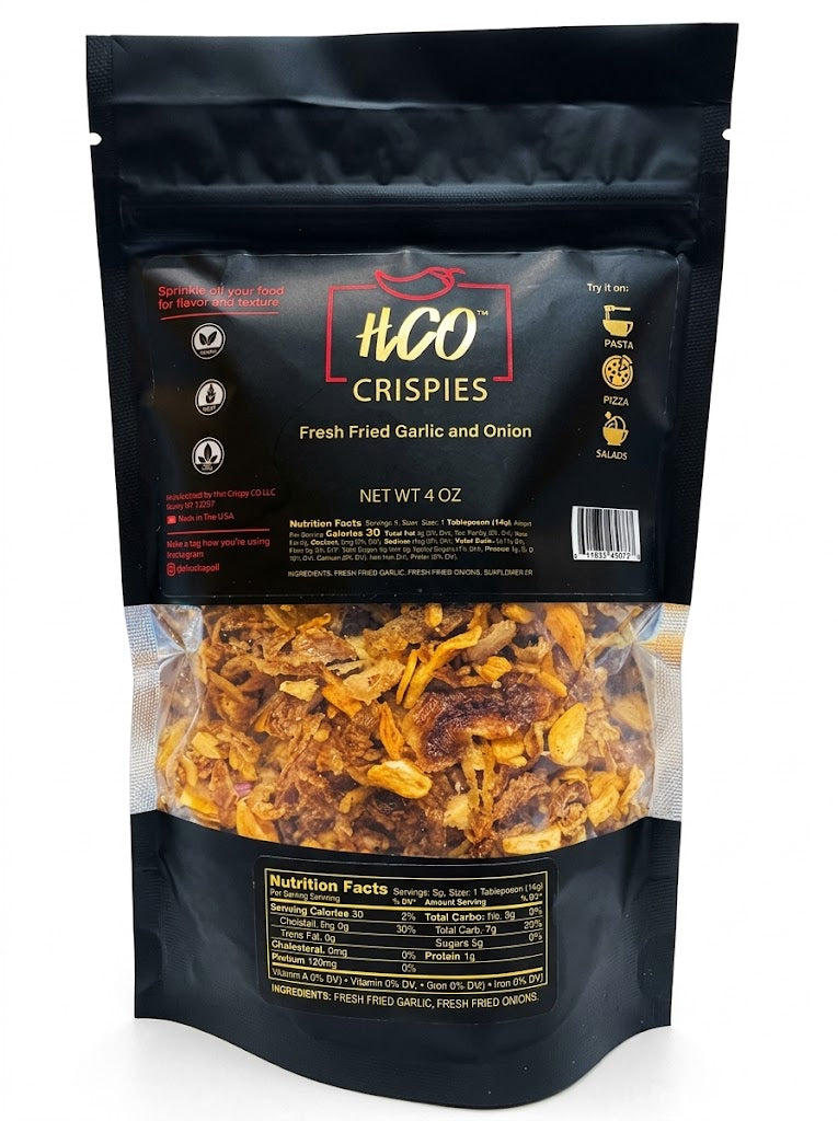 HCO Fresh Fried Garlic & Onion 4oz.