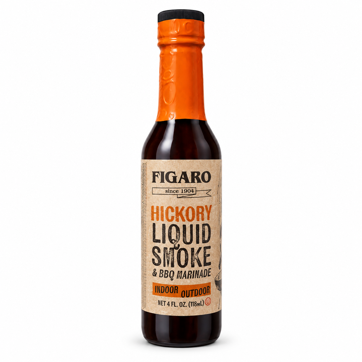 Figaro Liquid Smoke, Hickory (118ml)