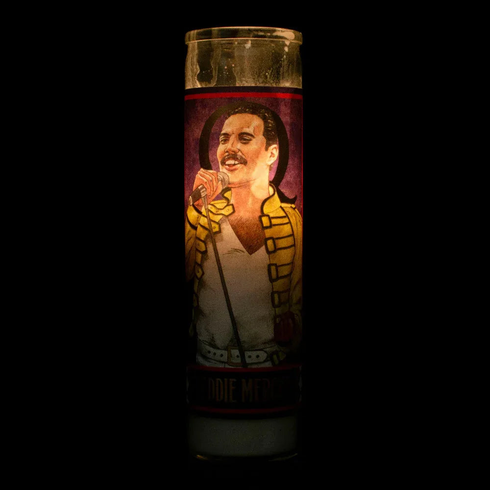 Freddie Mercury Secular Saint Devotional Candle - Chile Mojo