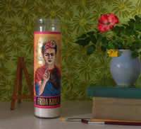 Frida Kahlo Secular Saint Devotional Candle - Chile Mojo