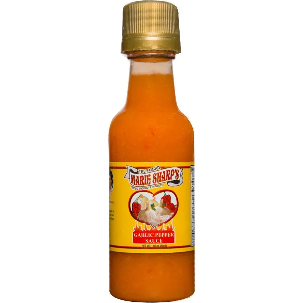 Marie Sharps Mini Garlic Habanero Hot Sauce 50ml - Chile Mojo