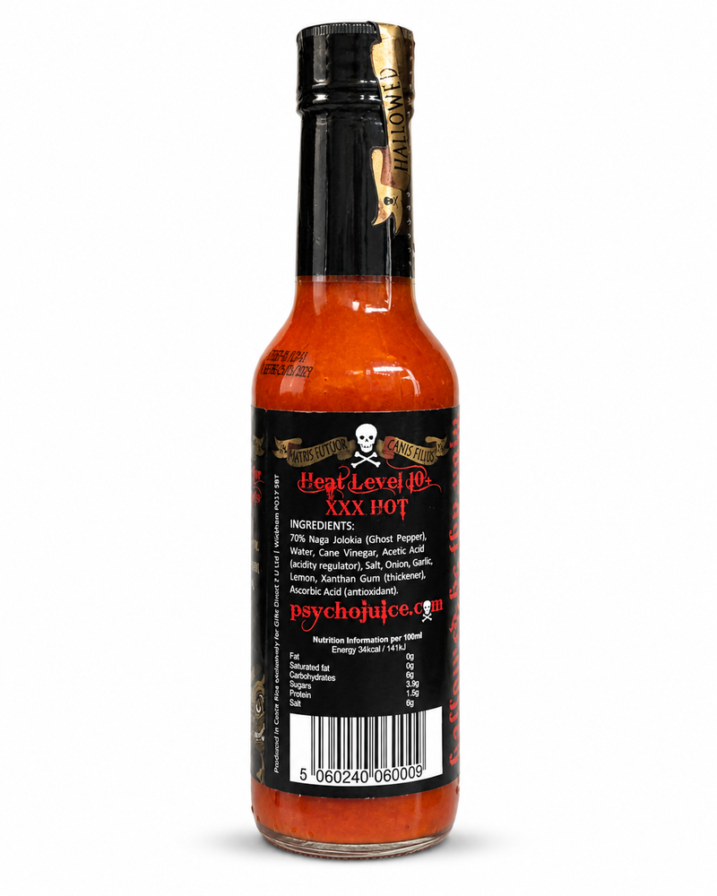 Psycho Juice 70% Ghost Pepper Killer Hot Sauce 5oz. (148ml)