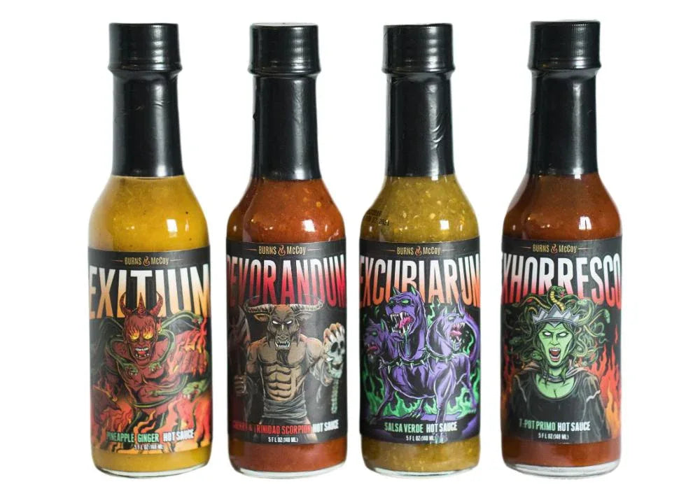 Burns and McCoy Devorandum Cherry Trinidad Scorpion Hot Sauce 148ml (5oz) - Chile Mojo