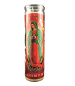 Mexican Candle - Virgin of Guadalupe RED - Chile Mojo