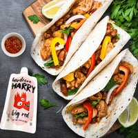 Hardcore Harry Big Red Hot Sauce 150gm pouch - Chile Mojo
