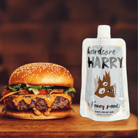 Hardcore Harry Fancy Pants Truffle BBQ Hot Sauce 150gm pouch - Chile Mojo