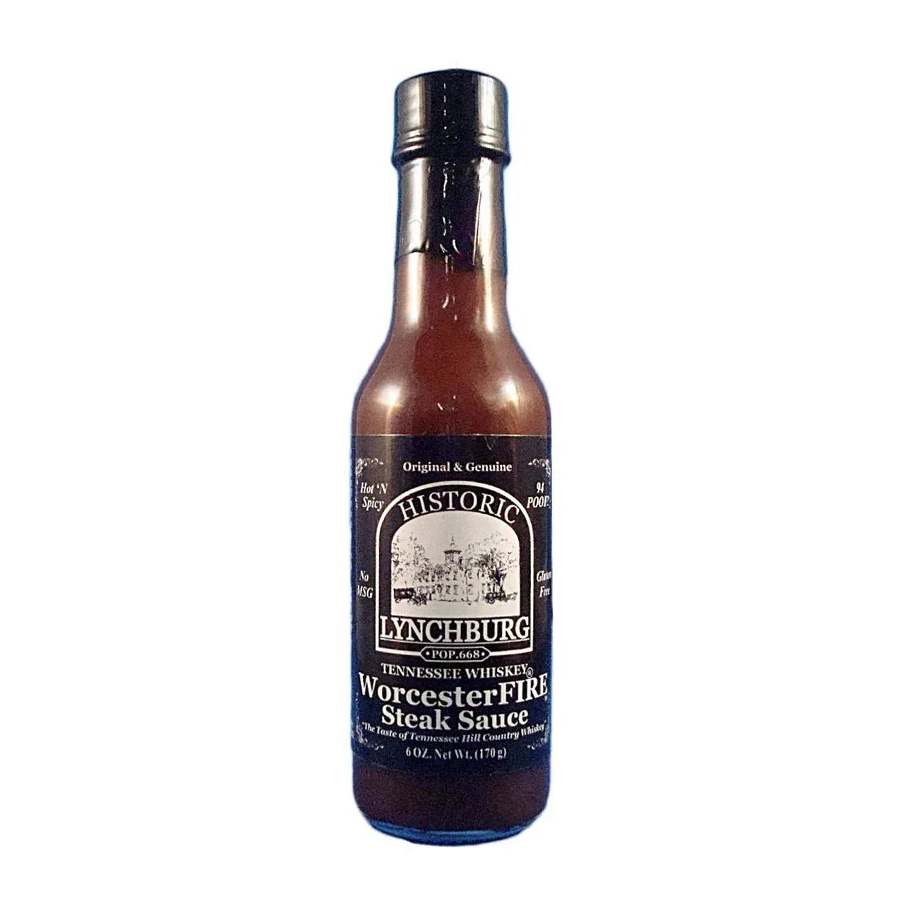 Historic Lynchburg Tennessee Whiskey WorcesterFIRE Steak Sauce 5oz (148ml) - Chile Mojo