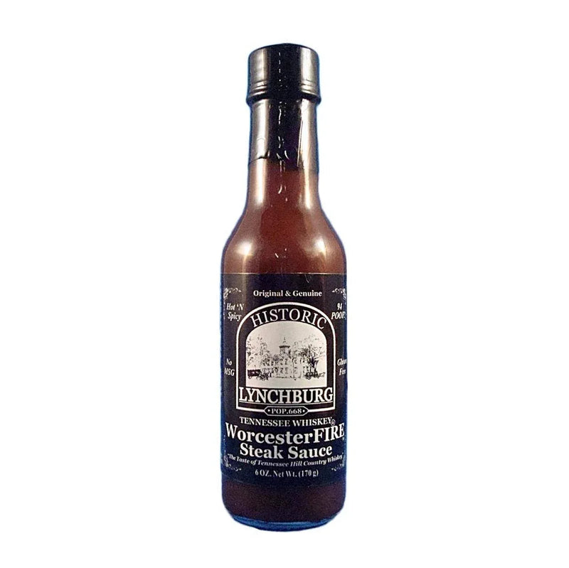 Historic Lynchburg Tennessee Whiskey WorcesterFIRE Steak Sauce 5oz (148ml) - Chile Mojo