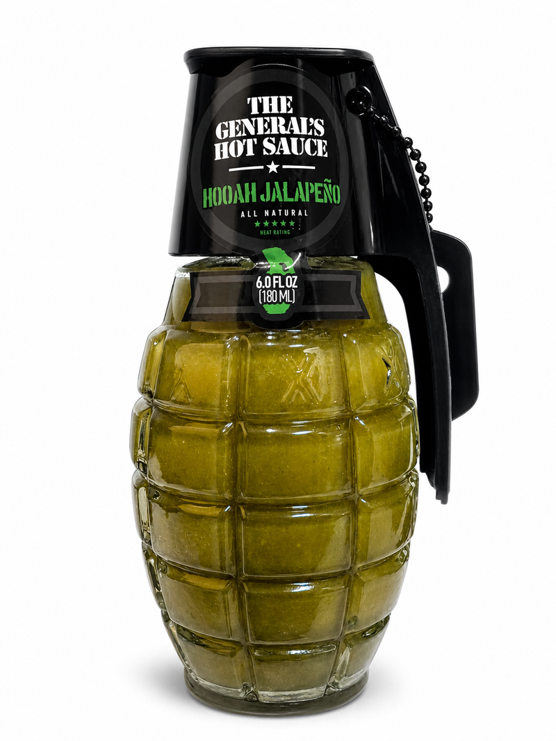 The Generals Hot Sauce Grenade - Hooah Jalapeno